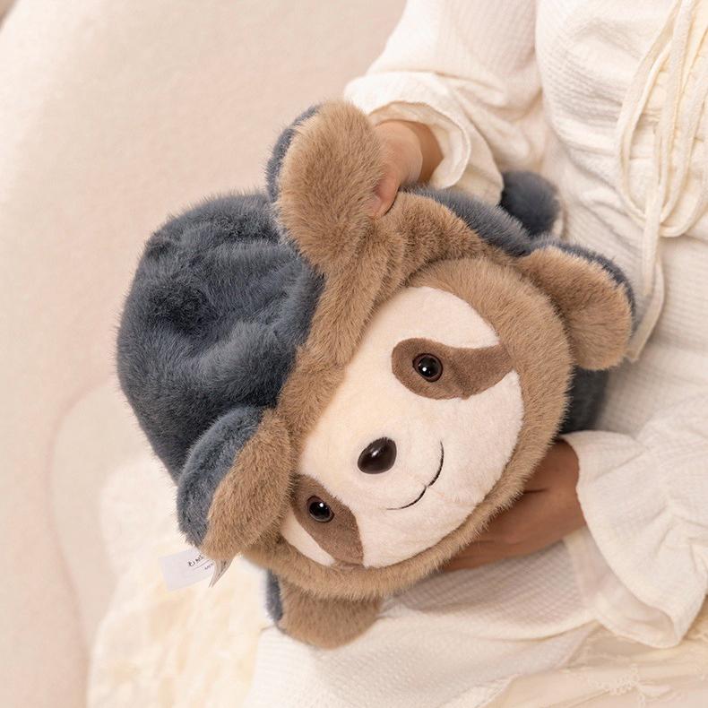 Flip Plush Toys Stuffed Animals Kawaii Panda Raccoon Dinosaur Koala Transform Dolls Creative Birthday Christmas Gifts Girls Kids