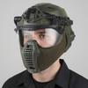 Full Protection Helmet with Goggles Protective Gear Airsoft Mask for Halloween Cosplay Movie Prop Paintball CS Game