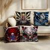 Anime G-Gachiakuta Cushion Cover Soft Short Plush Pillow Cover Smooth Cozy Texture Aesthetic Cushion Case Home Decor