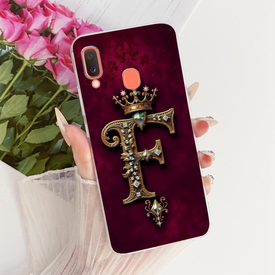 For Samsung Galaxy A20e Case SM-A202F Cute Crown Letters Cover Soft Slim Phone Case For Samsung A20 A 20e 20 S Galaxy A20s Shell