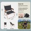 Portable Foldable Camping Table & Chair Set - Lightweight Roll-up Design for Outdoor Picnics and Camping