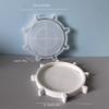 Sailing Helm Shape Resin Tray Moulds for Epoxy Resin Jewelry Tray Candle Holder Rudder Shape Resin Plate SIlicone Moulds