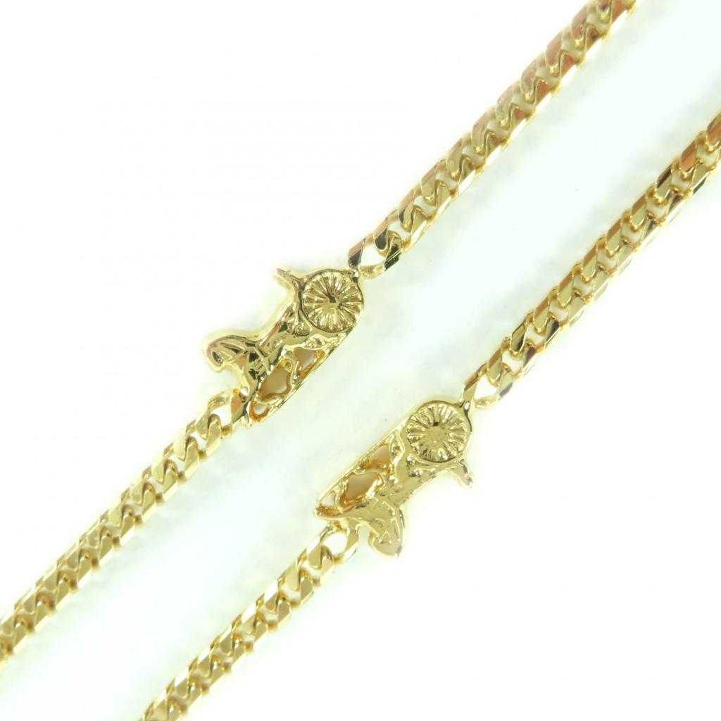 Excellent CELINE Necklace Sulky Long Chain gold Women Used