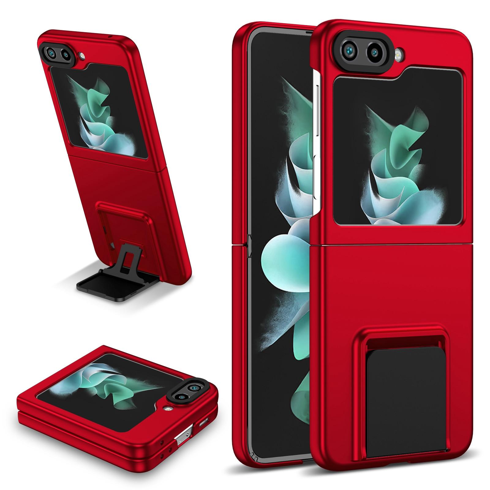 

Лучший защитный чехол-подставка для Samsung Galaxy Z Flip 5 Flip4 Flip3 Flip5 Flip 4 3 Zflip5 5G, аксессуары для телефонов, складной чехол for Samsung Z Flip 4 чёрный