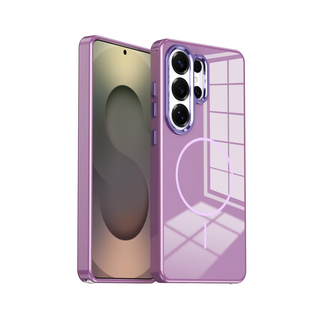 Hard PC Magnetic For Magsafe Case For Samsung Galaxy S26 Ultra S25 Plus S24 Ultra Wireless Charging Shockproof Cover