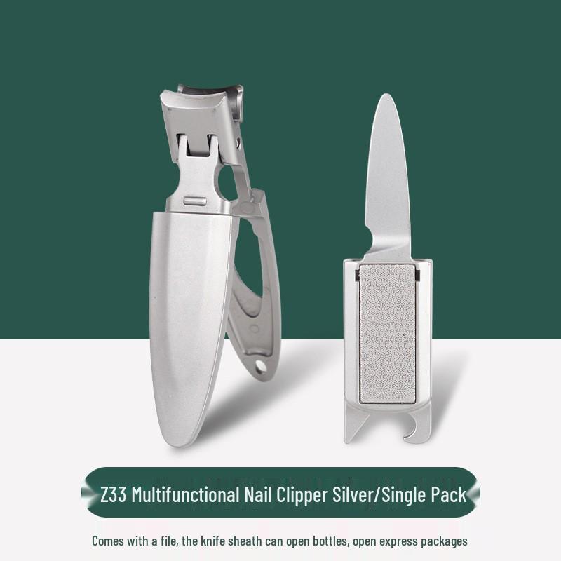 

Компактная открывалка для бутылок «Жук» 4-в-1, кусачки для ногтей, резак против брызг и нож/напильник