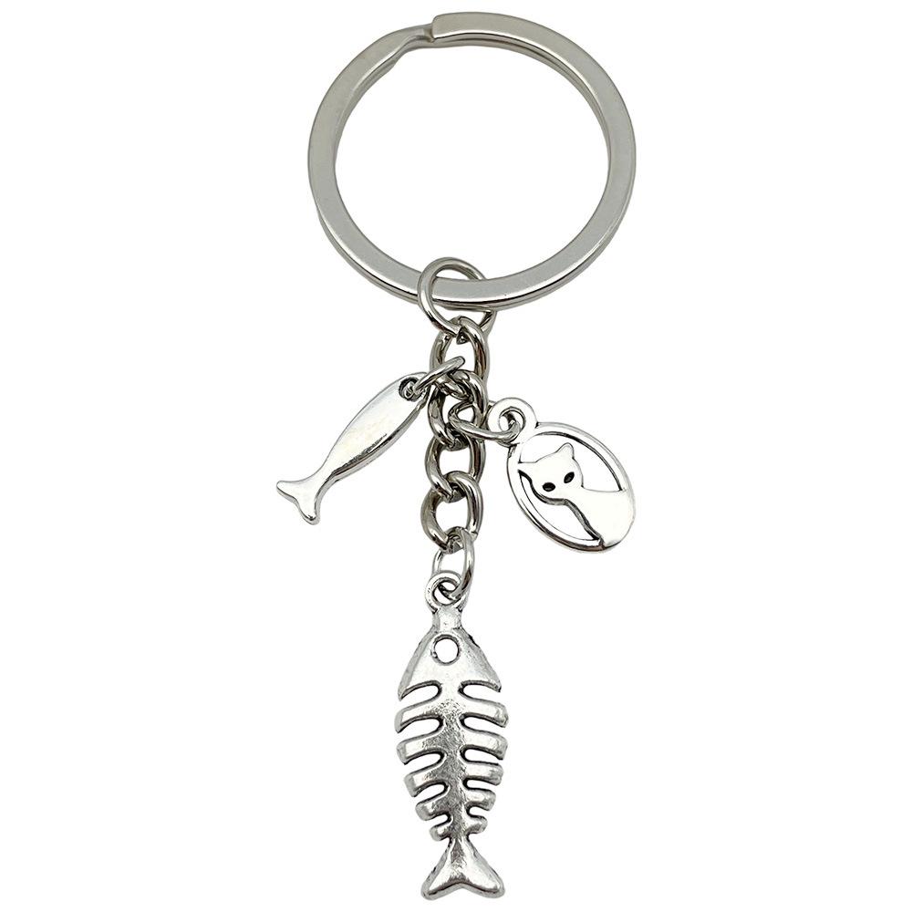 Sailor Moon Luna Cat Keychain - Cute Cartoon Pendant for Bags and Backpacks