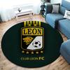 Club Leon Round Area Rug,Carpet Rug for Living Room Bedroom Sofa Playroom Decor,Non-slip Floor Mat