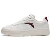Anta Synthetic Leather Height Increasing Low Top Casual Shoes Men's White Red 912428010-1