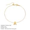 Shunquan Schmuck Neuer einfacher Stil DIY Englischer Buchstaben Fußkettchen Damen Personalisiert Custom 316 Edelstahl Anlaufbeständiges Fußkettchen