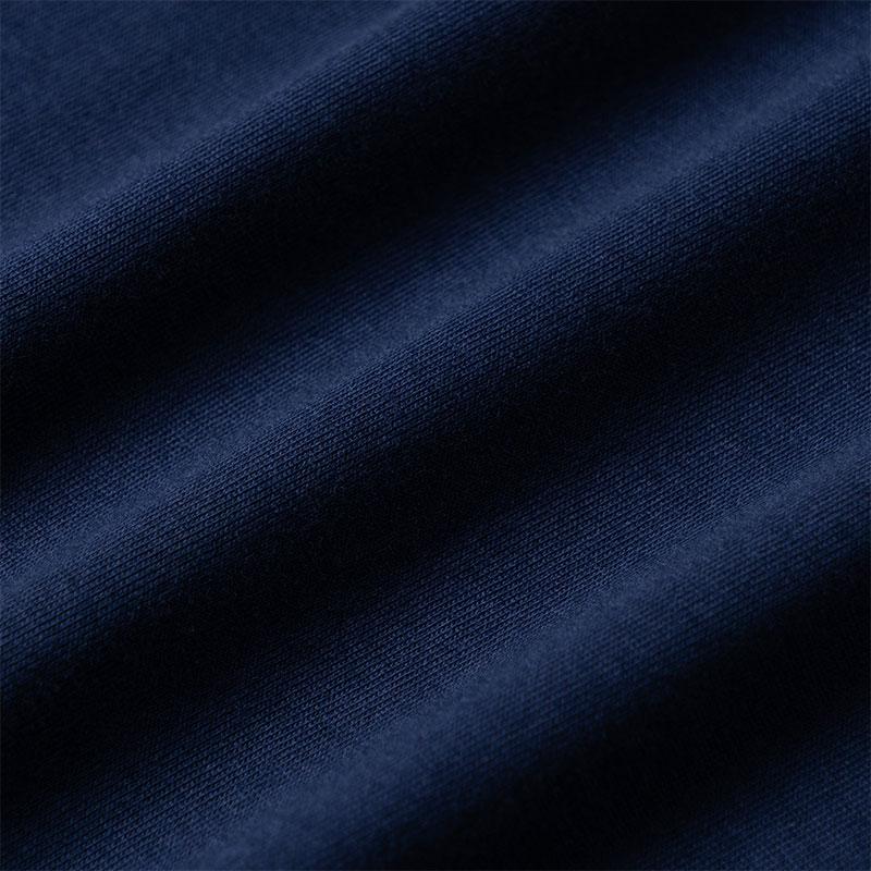 Emporio Armani Ss22 Cotton Solid Color Letter Logo Printed Short Sleeve T-Shirt Men T-Shirts Navy-Blue 3LPT54-PJ02Z-1554