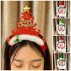 Christmas Hair Hoop Christmas Decoration 2025 Hairband Headband Glowing Hair Pins Christmas Gift for Girls Boys Navidad