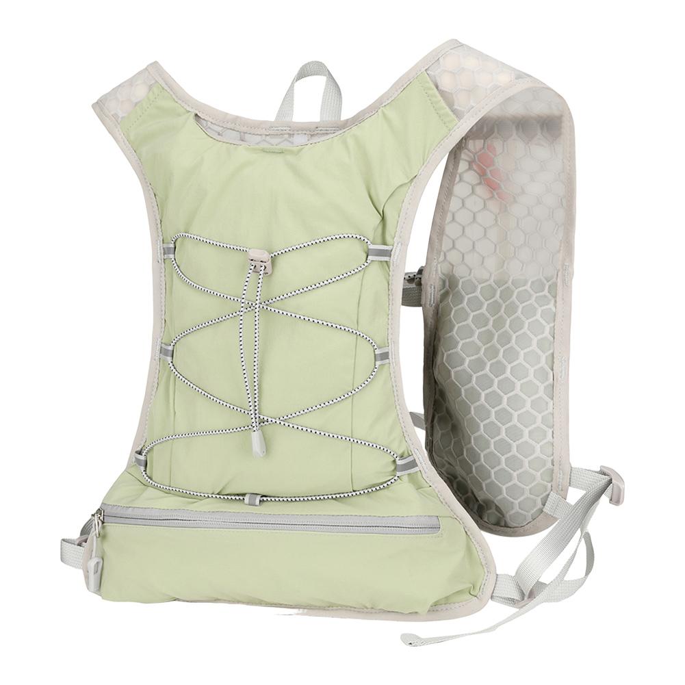 

Hydration Backpack Large Capacity Ultralight Storage Knapsack Breathable Mountaineering Vest Bag Camping Sports Backpack зелений