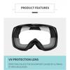 Double-Layer Ski Goggles Adults Anti-Fog Windproof Snow Sports Eyewear With Prescription Lens Compatibility