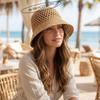 Women's Elegant Sun Hat Outdoor Sun Protection Hat Breathable Summer  Fashionable Outdoor Sun Hat Bucket Hat