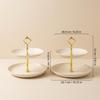 2/3 Tier Plastic Cupcake Stand Dessert Table Display Set Tiered Serving Tray Cake Display Stand Wedding Party Candy Table