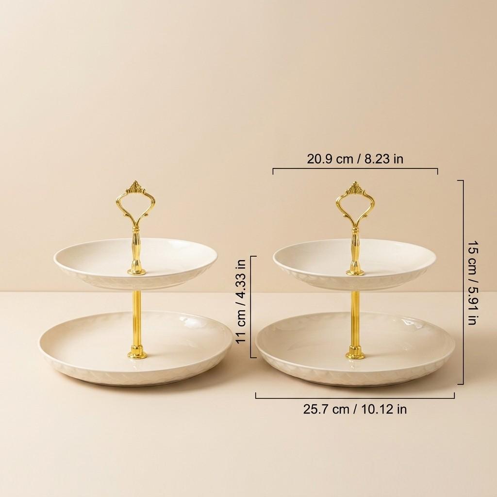 2/3 Tier Plastic Cupcake Stand Dessert Table Display Set Tiered Serving Tray Cake Display Stand Wedding Party Candy Table