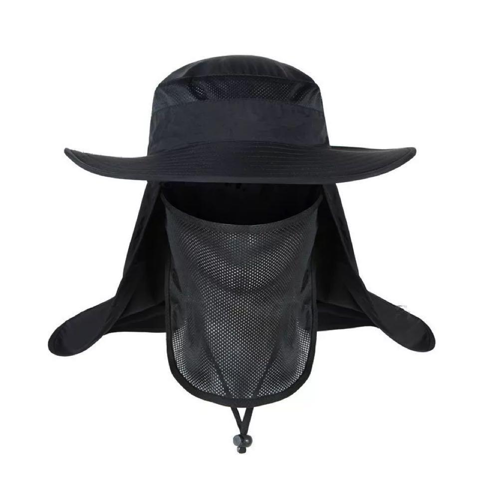 Men's Waterproof Outdoor Sunscreen Breathable Fisherman Hat Foldable Fishing Hat