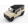 Aoshima Bunka Kyozai 1/24 Scale Rakupla Snap Car Series No.03-CI JB64 Jimny 2018 Chiffon Ivory Metallic Pre-Colored Plastic Model Kit (Car)