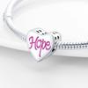 New In Copper-Plated Love Heart Series Beaded Fit 3Mm Snake Bone Bracelet Diy Beads Women Jewelry Birthday Gift