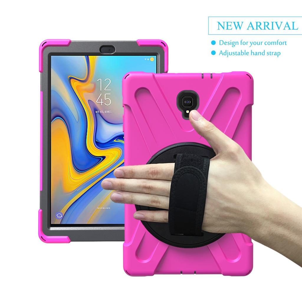 Custodia Protettiva per Tablet Tab A da 10,5 pollici con Guscio Anti-Caduta e Anti-Piegatura, Staffa Rotante T590 e Tracolla.