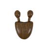 Wooden Snail Shape Nose Massage Comb Sandalwood Round Tip Gua Sha Tool Face Eye Nasal Meridian Relaxation Acupuncture Therapy Massager