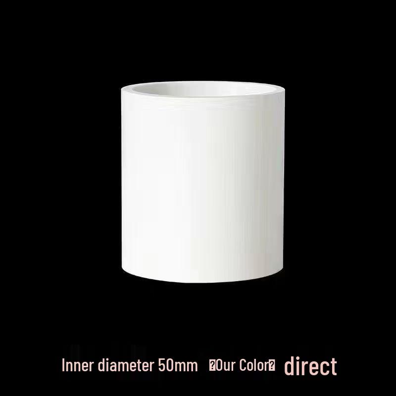 PVC Aquarium Water Pipe Connector for Fish Tanks (25mm, 50mm, 63mm, 75mm) - Straight Fittings for Upper/Lower Water Supply