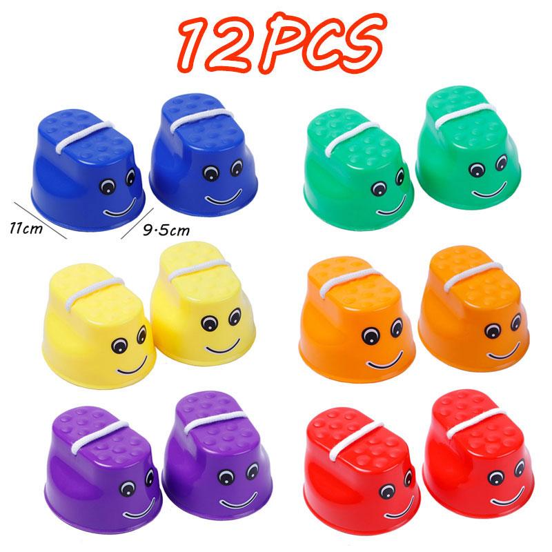 Children Outdoor Toy Balan Stepping stone Foot Tactile Sensory Integration Training Social Game Montessori  Autism Therapy Toy