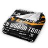ATEEZ Towards the Light Tour Throw Blanket for Couch Soft Fuzzy Plush Blanket Multiple Sizes Bedspreads for All Seasons