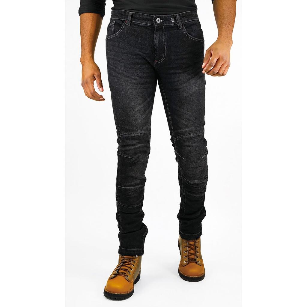 Komine (KOMINE) Motorcycle Pants KV Jeans Black XL WJ-747S 1158 Spring/Summer/Autumn Protector CE Level 2 Stretch Material