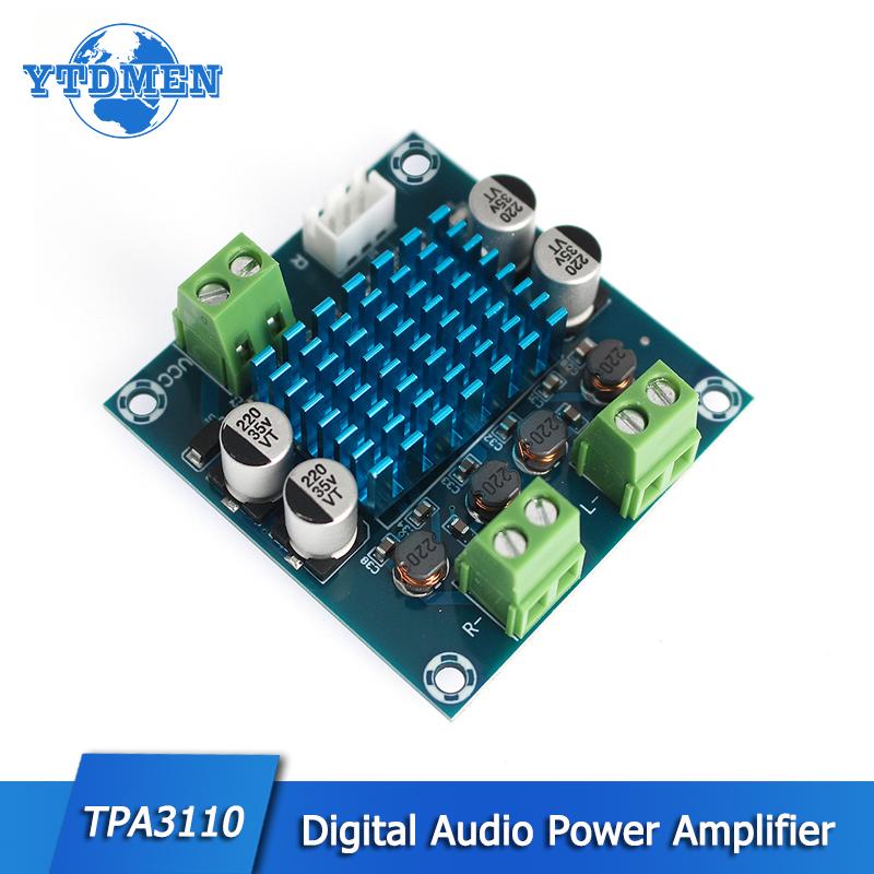 1PCS XH-A232class d board 30W×2 Dual Channel Stereo Power Amplifier Module DC12-24V for Car Home Speaker DIY