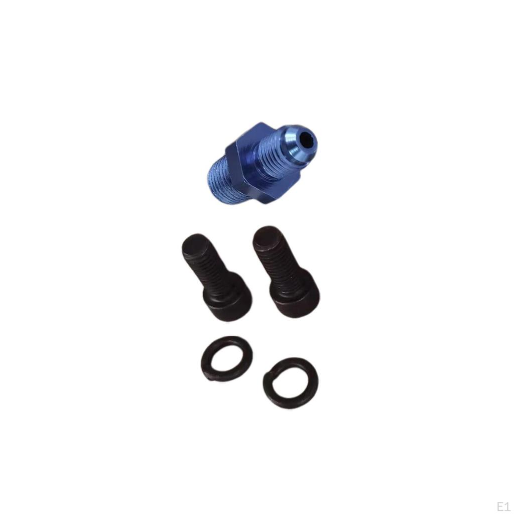 4AN 4 AN4 Oil Drain Inlet Flange Gasket Screw Kit Adapter T3 T4