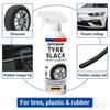500ml Tire Shine & Protectant Spray Anti-Aging Rubber Conditioner Waterproof Dressing for Car Tires Plastic Trim UV Protection