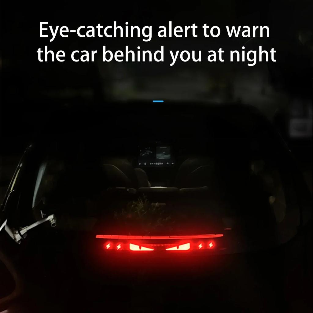 Glow-in-the-dark Stickers Halloween Accepts Custom Stickers Tesla Model 3 Y High Brake Acrylic Projection Panel Top Taillight