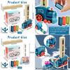 Multicolored Domino Train Set With Sound For Kids Educational Building Toys