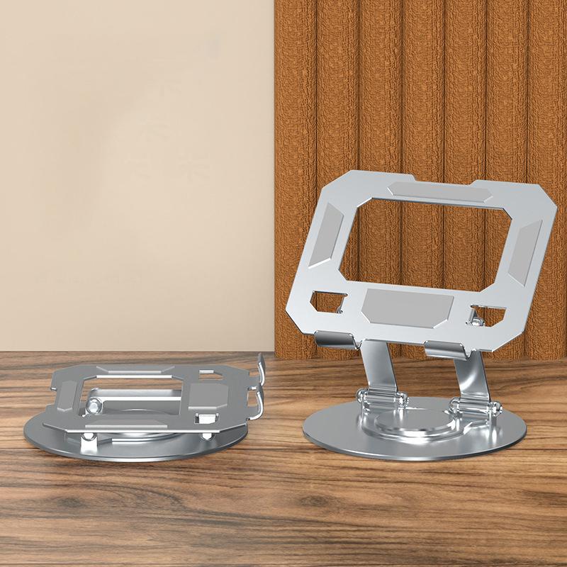 360° Rotatable Tablet Stand Adjustable Foldable Desktop Stand Holder Compatible For 4.7-12 Inch Ipad Pro/Air/Min Laptop Tablet