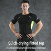 Herren Schnelltrocknendes Elastisches Sport-T-Shirt für Basketball & Laufen