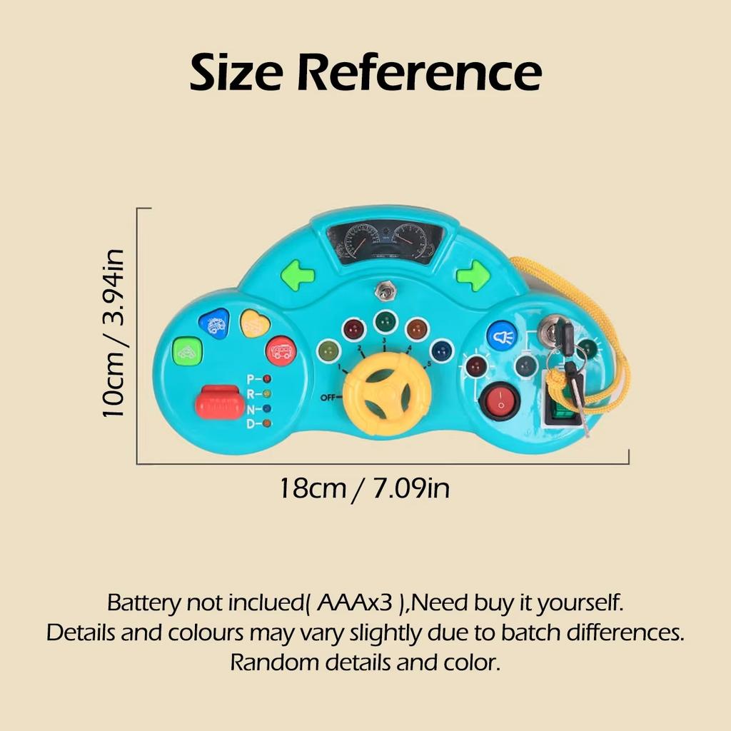 Busy Board Led Lights Switch Sensory Montessori Toys Portable Electric Puzzle Early Educational Puzzle Toy For Toddler Kids Gift