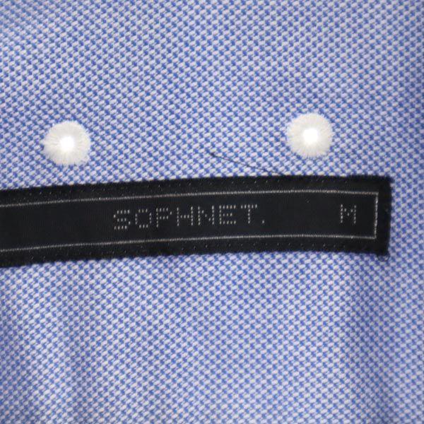 SOPHNET. made in Japan Long sleeve Button down shirt M Blue Men's Used