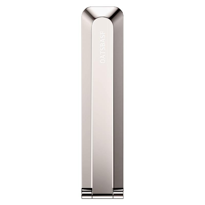Oatsbasf Metal Invisible Phone Holder Foldable Stand For iPhone Xiaomi Magnetic L Shaped Vertical Kickstand Phone Back Sticker золотой