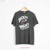 Vintage 90er Hoot Night Wildcat Inn T-Shirt Unisex Größe L Ausgeblichen New Hampshire Schwarz Vintage Weich Lässig Atmungsaktiv Leicht