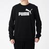 Puma Ess Logo Fleecegefüttertes Warmes Lässiges Sport-Sweatshirt Herren Tops Schwarz 586936-01