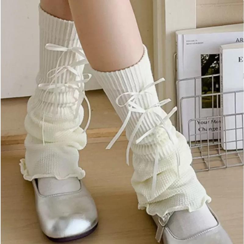 Bow Sock, Pile Sock, Thin Flared Trouser Leg Covers