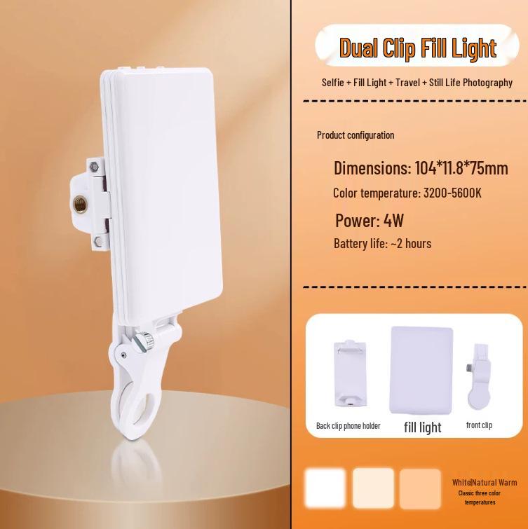 VL60 Compact Cross-Border Mobile Photography Light for Tablets and Video Conferencing