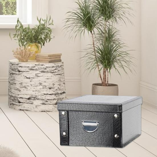 Foldable Storage Box with Lid And Handle Large Capacity Dustproof Waterproof