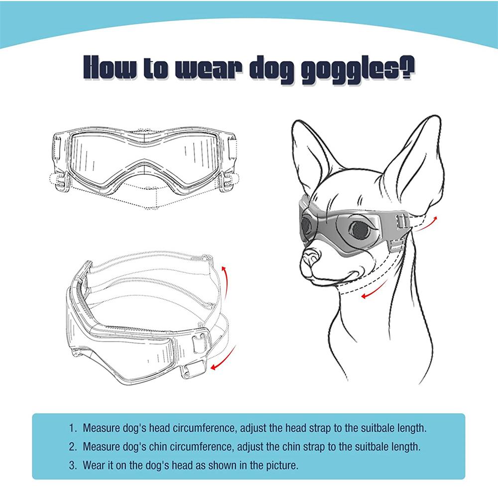 Cool Pet Sunglasses Eyewear for Dogs Animals Mascotas Grooming Accessories Outdoor Cycling Puppy Dog Goggles Schnauzer Glasses