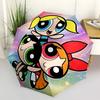 1pc Powerpuff Girls Automatic Folding Umbrella & Self-Folding Canopy - Heavy-Duty 8-Rib Iron Frameyy251231032