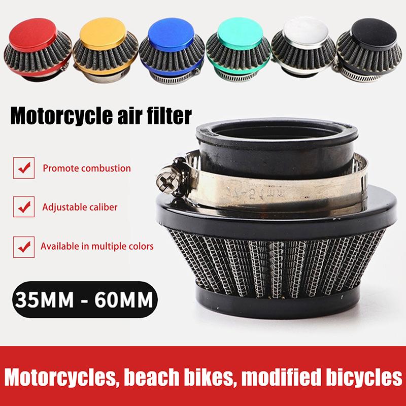 1 Piece Push Mini Moto Pocket Bike Atv Quad Motorcycle Parts Universal 35Mm-60Mm Air Filter Clearner For Gas Motorized Bicycle