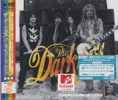 CD DARKNESS - Permission To Land WPZR300501 EastWest, Atlan 2004 Japan Rock Used