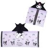 Sanrio Kuromi Hooded Towel, Kuromi, 75 X 120 X 1 Cm, Character SANRIO 052949